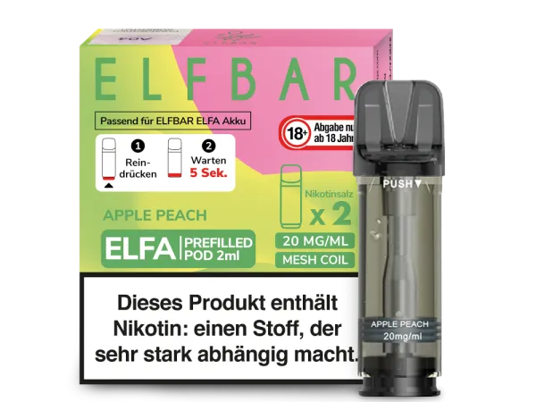 elfbar-elfa-pods-apple-peach-20mg Vape EMMA-TRADE