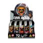 Preview: Cool Bears Motivfeuerzeug 50er-Display in Braun, Blau, Rot – Sicheres Zubehör bei Emma Trade GmbH für Tankstellen und Kioske - Display