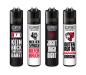 Preview: CLIPPER Classic Large Sprüche #2 – Kein Bock, Kieferbruch, Juckt mich nicht, Guter Ruf – Großhandel Emma Trade GmbH - Motiv