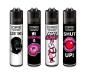 Preview: Clipper Classic Large Slogan #35 Feuerzeug mit pinken Akzenten Großhandel - Motive