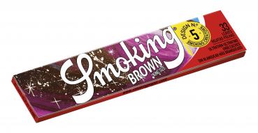 Smoking Brown Creators King Size Heftchen mit 16 einzigartigen Designs – Ungebleichtes Reispapier von Emma Trade GmbH für Tankstellen und Kioske