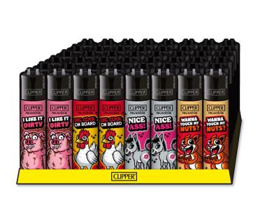 Clipper Classic Large Feuerzeug Porn Slogan #8 Großhandel - Verpackungseinheit