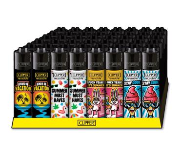 Clipper Classic Large Summer Edition Feuerzeug Großhandel - Verpackungseinheit