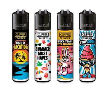 Clipper Classic Large Summer Edition Feuerzeug Großhandel - Motive