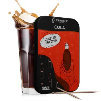 Wunder Zahnstocher Cola in Metalldose mit 100 aromatisierten Zahnstochern