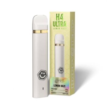 Happy Hemp H4 Ultra Vape Lemon Haze 1 ml mit Zitrus-, Kräuter- und Pinien-Aromaprofil - Emma Trade