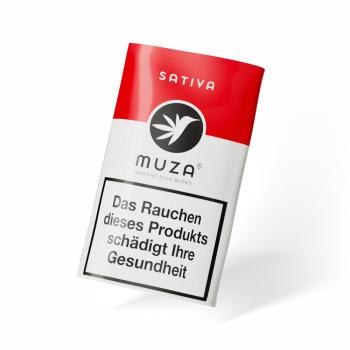MUZA Herbal Sativa 20 g nikotin- und tabakfreier Tabakersatz mit Zitrus- und Holznote Emma Trade