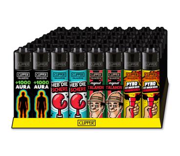 CLIPPER Classic Large Jugendwort #9 – +1000 Aura, Heb die Schere, Talahon, Pyro – Großhandel Emma Trade GmbH - Verpackungseinheit