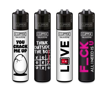 Clipper Classic Large Statements #12 Feuerzeug mit Spruchmotiv Großhandel - Motive