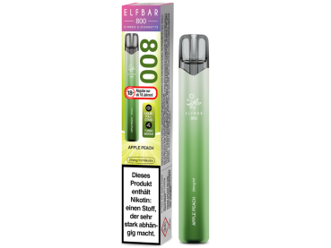 Elfbar 800 Apple Peach Einweg Vape – Großhandel Emma Trade GmbH