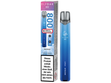 Elfbar 800 Mad Blue Einweg E-Zigarette – Großhandel Emma Trade GmbH