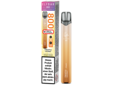 Elfbar 800 Pineapple Coconut Einweg Vape – Großhandel Emma Trade GmbH