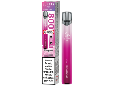 Elfbar 800 Strawberry Ice Einweg E-Zigarette – Großhandel Emma Trade GmbH