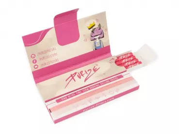 Purize Papes n Tips Pink mit 32 Papers und 16 Filtern – Stylisches Set bei Emma Trade GmbH für Tankstellen und Kioske