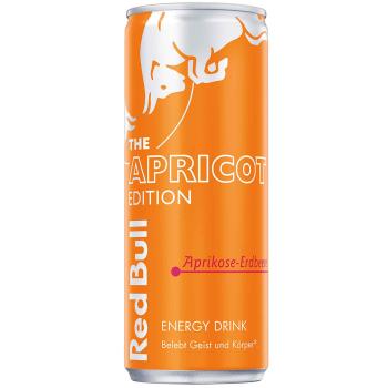 Red Bull Apricot Edition Aprikose-Erdbeere 250ml Dose – Emma Trade Großhandel