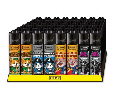 Clipper Classic Large Trip Buddies Feuerzeug mit bunten Figuren Großhandel - Verpackungseinheit