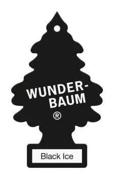 Wunderbaum Black Ice Duftbaum in Schwarz – Frischer Autoduft bei Emma Trade GmbH für Tankstellen und Kioske - Unverpackt