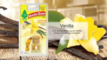 Wunderbaum Duftflakon Vanilla – Wärmer Autoduft bei Emma Trade GmbH für Tankstellen und Kioske - Produktverschreibung