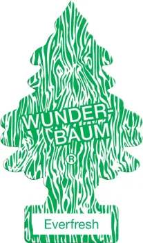 Wunderbaum Everfresh Duftbaum in Grün und Weiß – Frischer Autoduft bei Emma Trade GmbH für Tankstellen und Kioske - Unverpackt