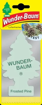 Wunderbaum Frost Pine Duftbaum in Mintgrün – Frischer Autoduft bei Emma Trade GmbH für Tankstellen und Kioske - Verpackt