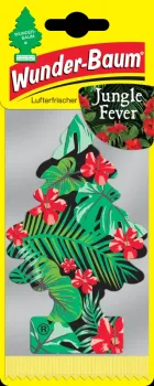 Wunderbaum Jungle Fever Duftbaum mit Dschungelblättern – Frischer Autoduft bei Emma Trade GmbH für Tankstellen und Kioske - Verpackt
