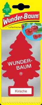 Wunderbaum Kirsche Duftbaum in Rot – Frischer Autoduft bei Emma Trade GmbH für Tankstellen und Kioske - Verpackt
