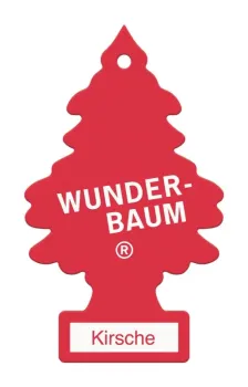 Wunderbaum Kirsche Duftbaum in Rot – Frischer Autoduft bei Emma Trade GmbH für Tankstellen und Kioske - Unverpackt