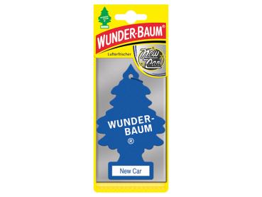 Wunderbaum New Car Duftbaum in Blau – Frischer Autoduft bei Emma Trade GmbH für Tankstellen und Kioske - Verpackt