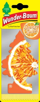 Wunderbaum Orange Juice Duftbaum in Orange mit Orangenscheiben – Frischer Autoduft bei Emma Trade GmbH für Tankstellen und Kioske - Verpackt