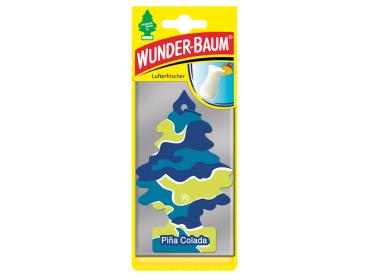 Wunderbaum Pina Colada Duftbaum in Gelb und Blau – Frischer Autoduft bei Emma Trade GmbH für Tankstellen und Kioske - Verpackt