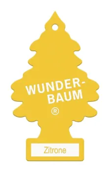 Wunderbaum Zitrone Duftbaum in Gelb – Frischer Autoduft bei Emma Trade GmbH für Tankstellen und Kioske - Unverpackt