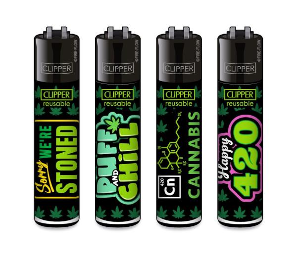 Clipper Classic Feuerzeug Weed Statement #9 Großhandel - Motive