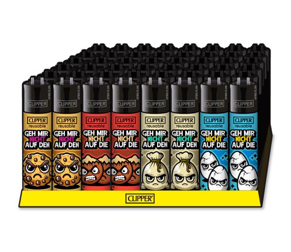 CLIPPER Classic Large „Geh mir nicht“ – Keks, Nüsse, Sack, Eier – Großhandel Emma Trade GmbH - Verpackungseinheit