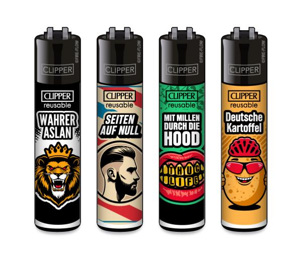 CLIPPER Classic Large Jugendwort #10 – Aslan, Seiten auf Null, Hood, Deutsche Kartoffel – Großhandel Emma Trade GmbH - Motive