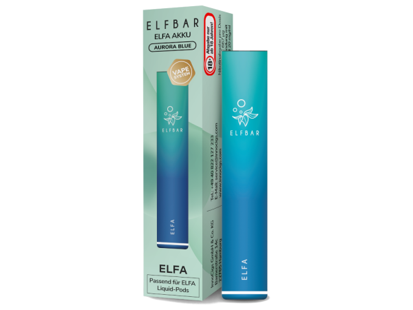 Elfbar Elfa Akku Aurora Blau Emma Trade