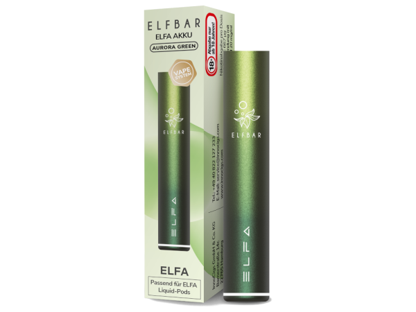 Elfbar Elfa Akku Aurora Grün Emma Trade