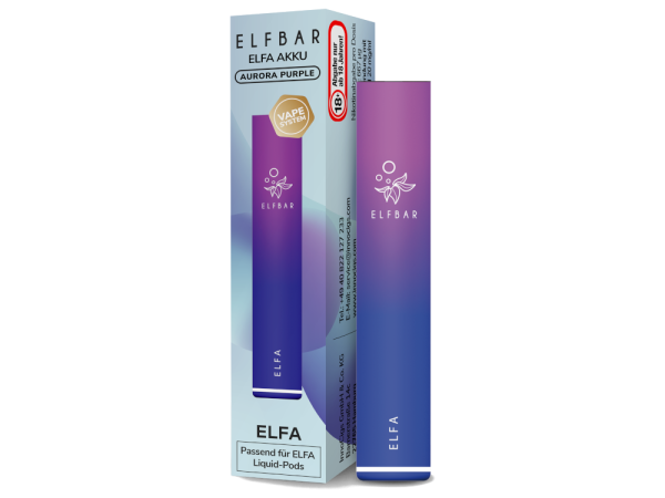 Elfbar Elfa Akku Aurora Lila Emma Trade