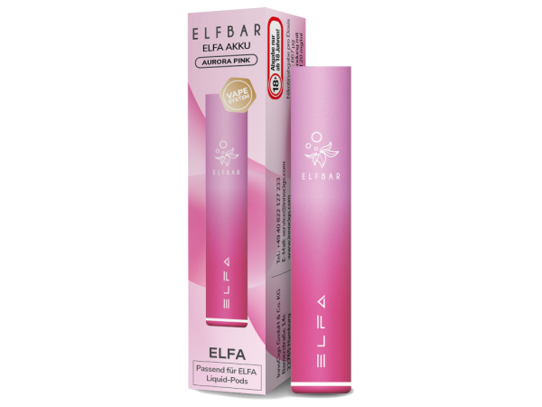 Elfbar Elfa Akku Aurora Pink Emma Trade