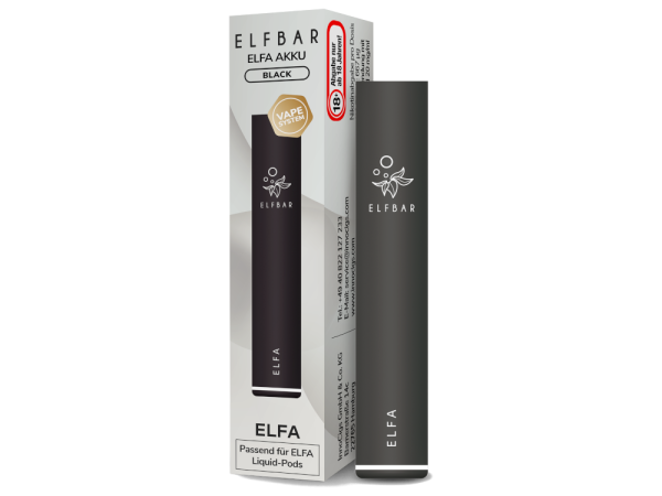 Elfbar Elfa Akku Schwarz Emma Trade