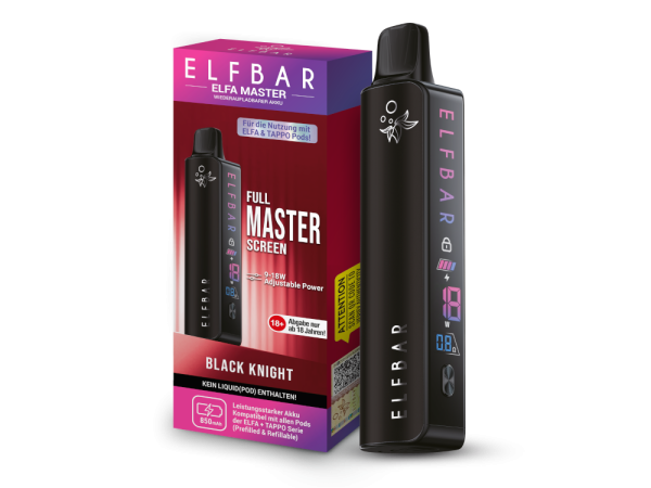 Elfbar Elfa Master Akku Schwarz Emma Trade