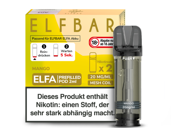 Elfbar Elfa Pod 2er-Pack mit Nikotin