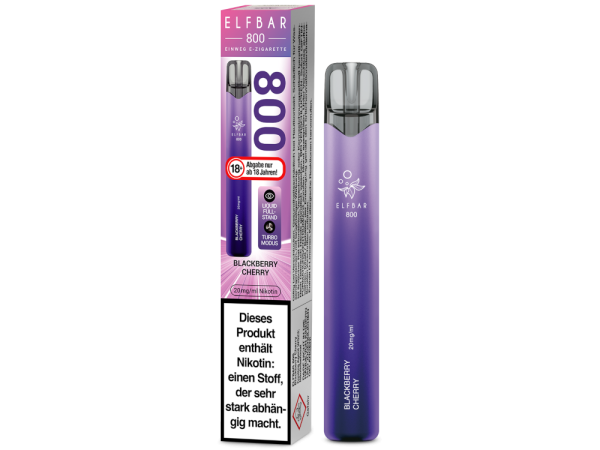 Elfbar 800 Blackberry Cherry Einweg Vape – Großhandel Emma Trade GmbH