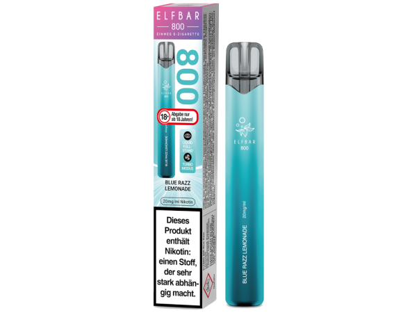 Elfbar 800 Blue Razz Lemonade Einweg E-Zigarette – Großhandel Emma Trade GmbH