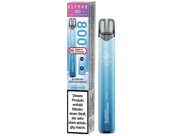 Elfbar 800 Blueberry Sour Raspberry Einweg E-Zigarette – Großhandel Emma Trade GmbH