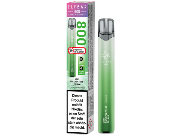 Elfbar 800 Kiwi Passion Fruit Guava Einweg E-Zigarette – Großhandel Emma Trade GmbH
