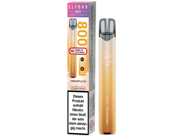 Elfbar 800 Pineapple Ice Einweg E-Zigarette – Großhandel Emma Trade GmbH