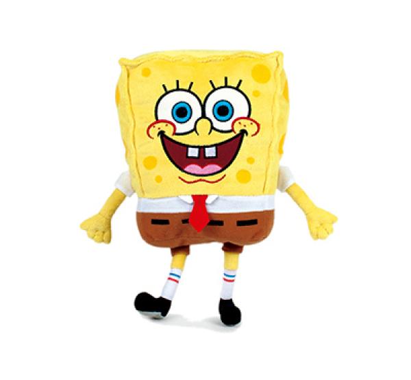 SpongeBob Supersoft Plüsch – 20 cm sitzend und 27 cm stehend – Emma Trade Großhandel