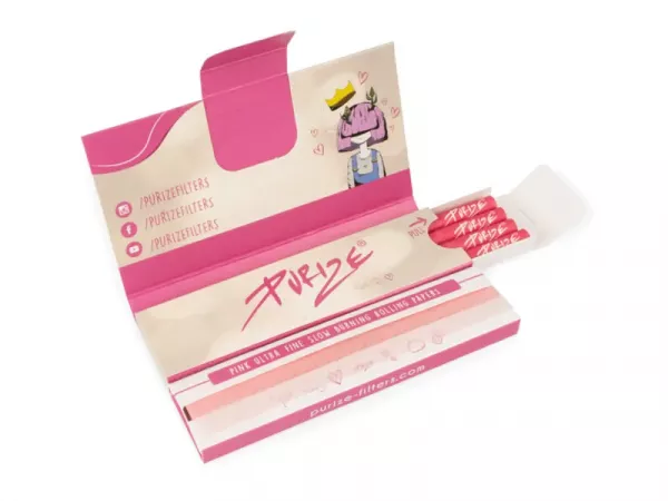 Purize Papes n Tips Pink mit 32 Papers und 16 Filtern – Stylisches Set bei Emma Trade GmbH für Tankstellen und Kioske