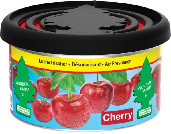 Wunderbaum Duftdose Cherry in Rot – Frischer Autoduft bei Emma Trade GmbH für Tankstellen und Kioske