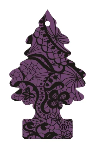 Wunderbaum Midnight Chic Duftbaum in Lila und Schwarz – Frischer Autoduft bei Emma Trade GmbH für Tankstellen und Kioske - Unverpackt